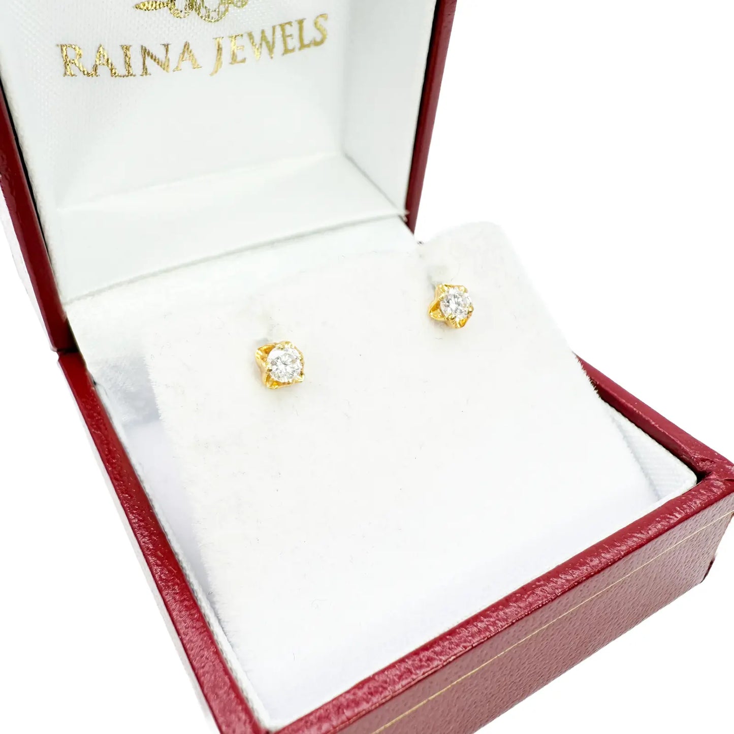 22ct Yellow Gold Children's Stud Earrings, Tragus, Helix Or 2nd Lobe (2.5/3.0mm) 