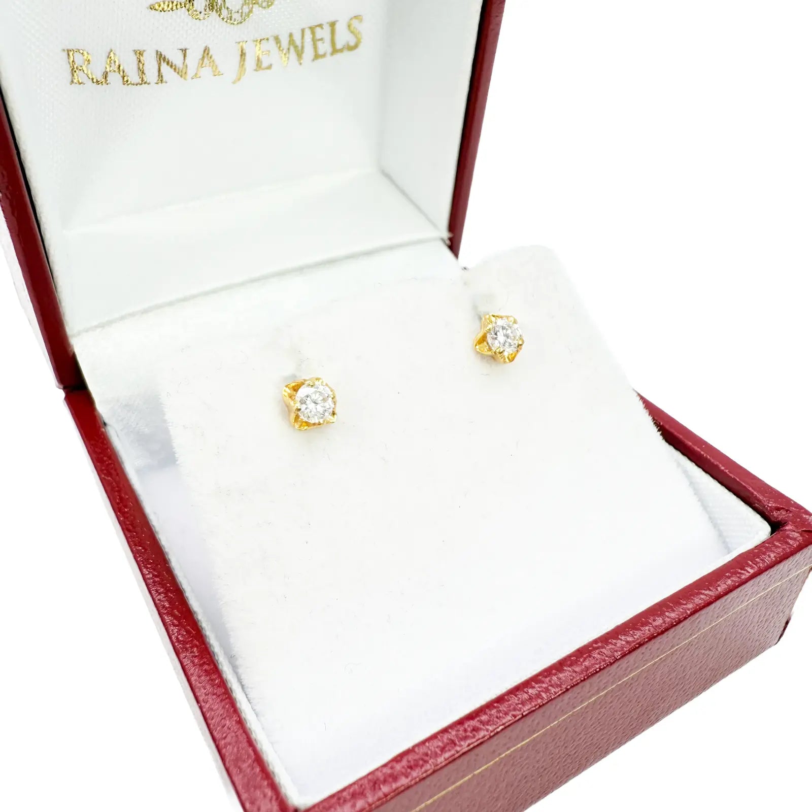 22ct Yellow Gold Children's Stud Earrings, Tragus, Helix Or 2nd Lobe (2.5/3.0mm) 