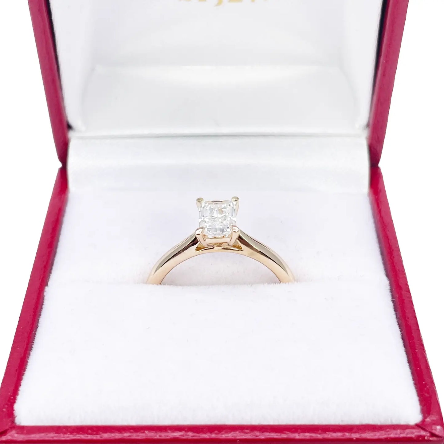 Radiant Cut Natural Diamond Solitaire Engagement Ring 0.70ct GIA Certified  Diamond Ring
